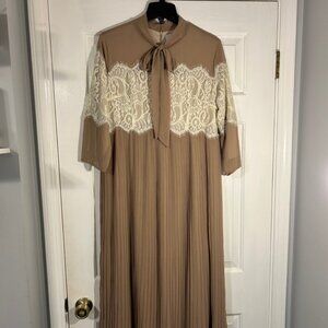 Daint Jewell's Tan Maxi Dress